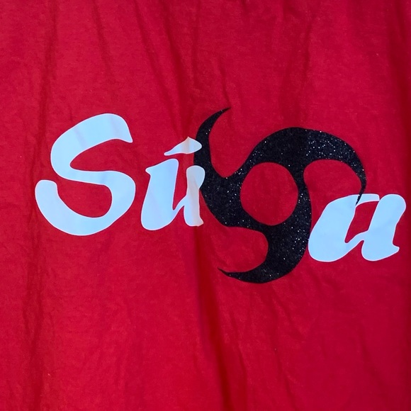 SUA GILDAN Soft style Red T-Shirts Size L - Picture 2 of 3